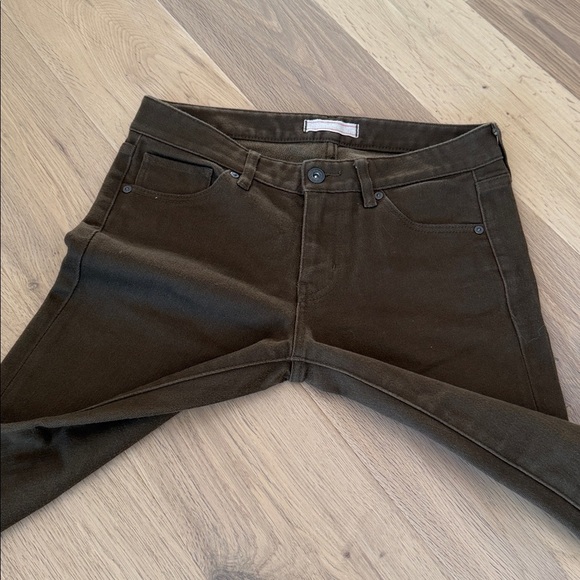 👖 Uniqlo Women’s Skinny Jeans – Brown Size 7 - Picture 8 of 10